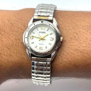 90s Silver Gitano Watch
